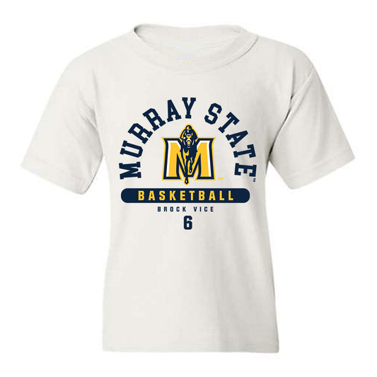 Murray State - NCAA Men's Basketball : brock vice - Classic Fashion Shersey Youth T-Shirt-0