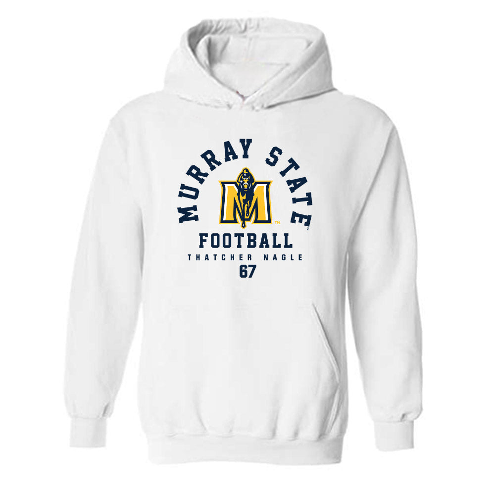 Murray State - NCAA Football : Thatcher Nagle - Classic Fashion Shersey Hooded Sweatshirt-0