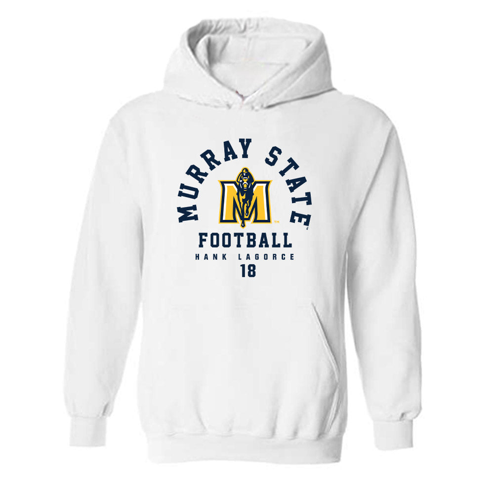 Murray State - NCAA Football : HANK LAGORCE - Classic Fashion Shersey Hooded Sweatshirt-0