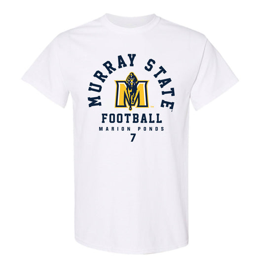 Murray State - NCAA Football : Marion Ponds - Classic Fashion Shersey T-Shirt-0