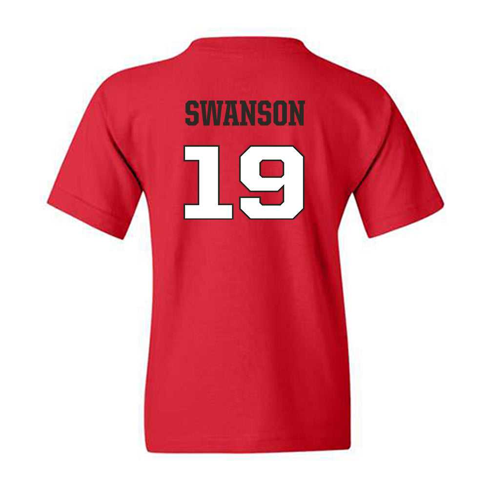 Fairfield - NCAA Baseball : Boden Swanson - Classic Shersey Youth T-Shirt-1