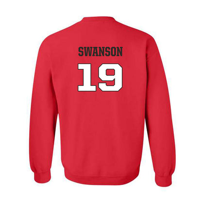 Fairfield - NCAA Baseball : Boden Swanson - Classic Shersey Crewneck Sweatshirt-1