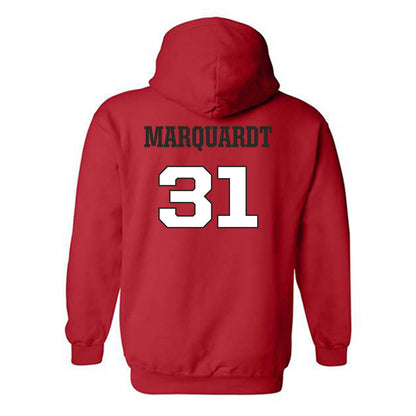 Fairfield - NCAA Women's Lacrosse : Anna Marquardt - Classic Shersey Hooded Sweatshirt-1