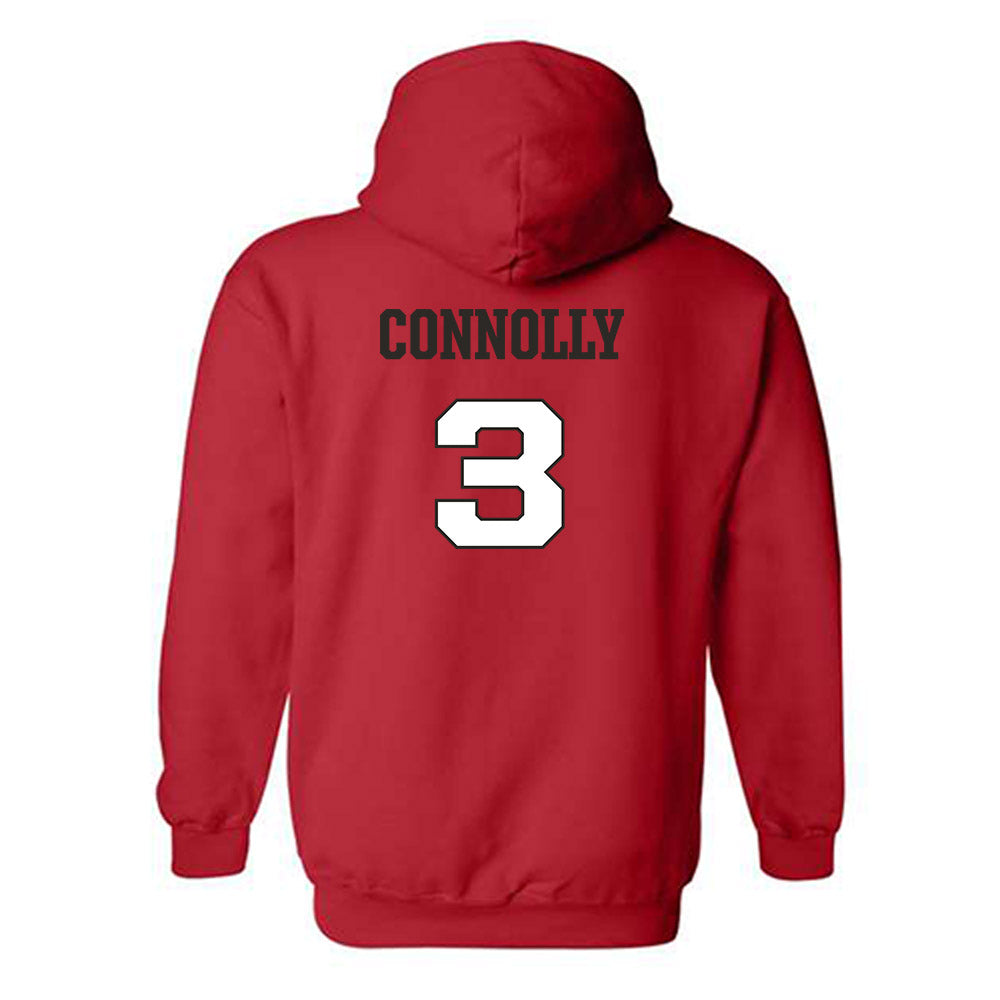 Fairfield - NCAA Men's Lacrosse : Thomas Connolly - Classic Shersey Hooded Sweatshirt-1