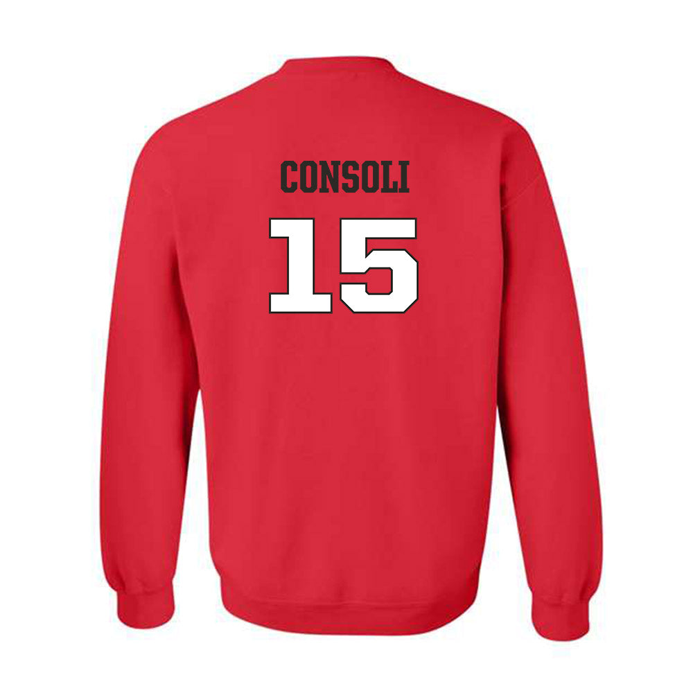 Fairfield - NCAA Men's Lacrosse : Cooper Consoli - Classic Shersey Crewneck Sweatshirt-1