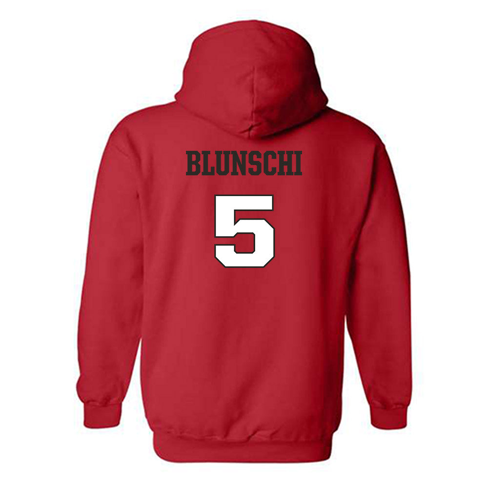 Fairfield - NCAA Men's Soccer : Jordan Blunschi - Classic Shersey Hooded Sweatshirt