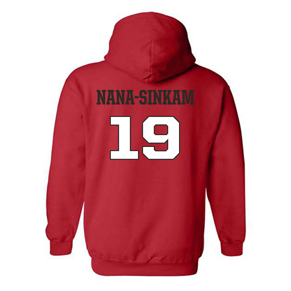 Fairfield - NCAA Men's Soccer : Marques Nana-Sinkam - Classic Shersey Hooded Sweatshirt-1