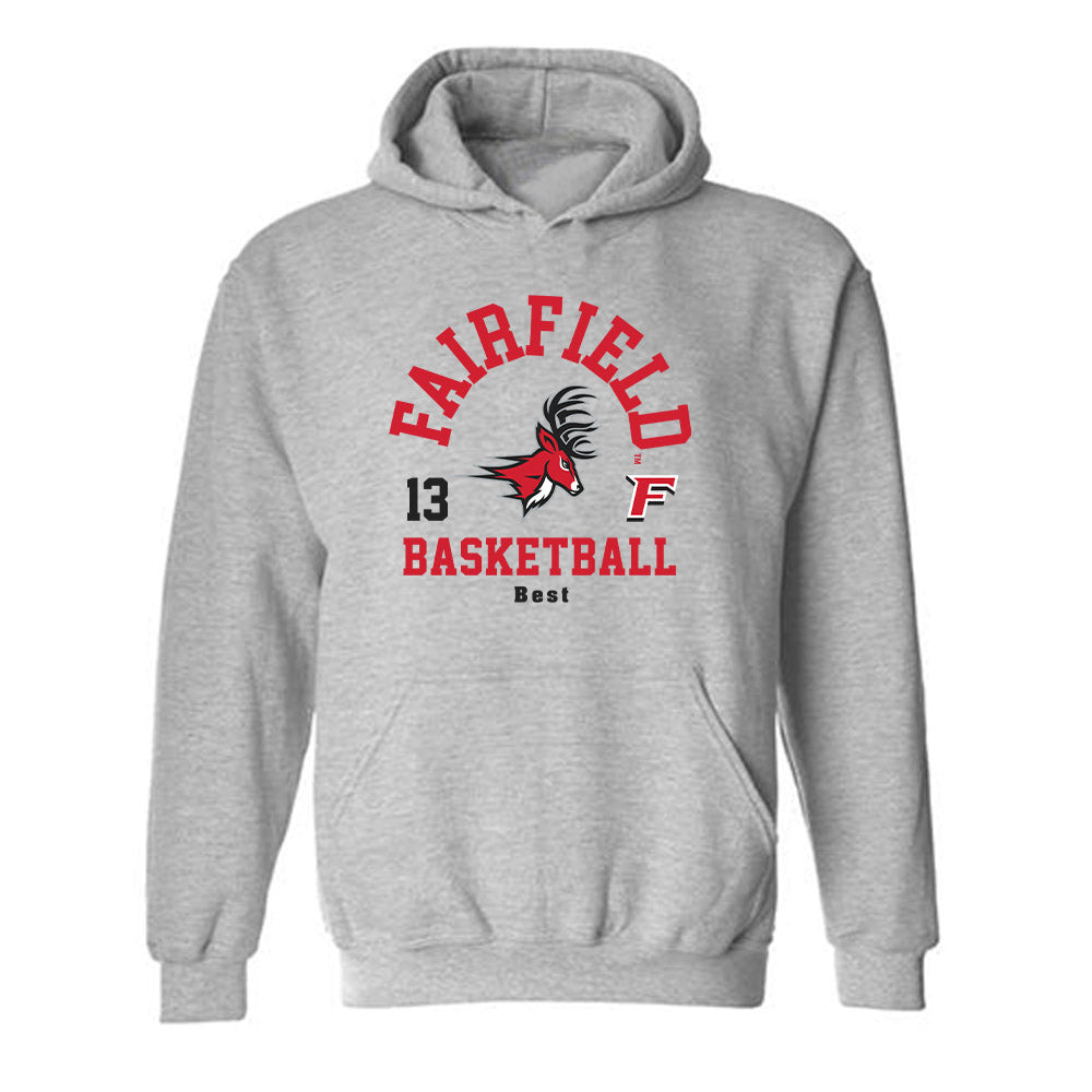 Fairfield - NCAA Men's Basketball : Noah Best - Classic Fashion Shersey Hooded Sweatshirt