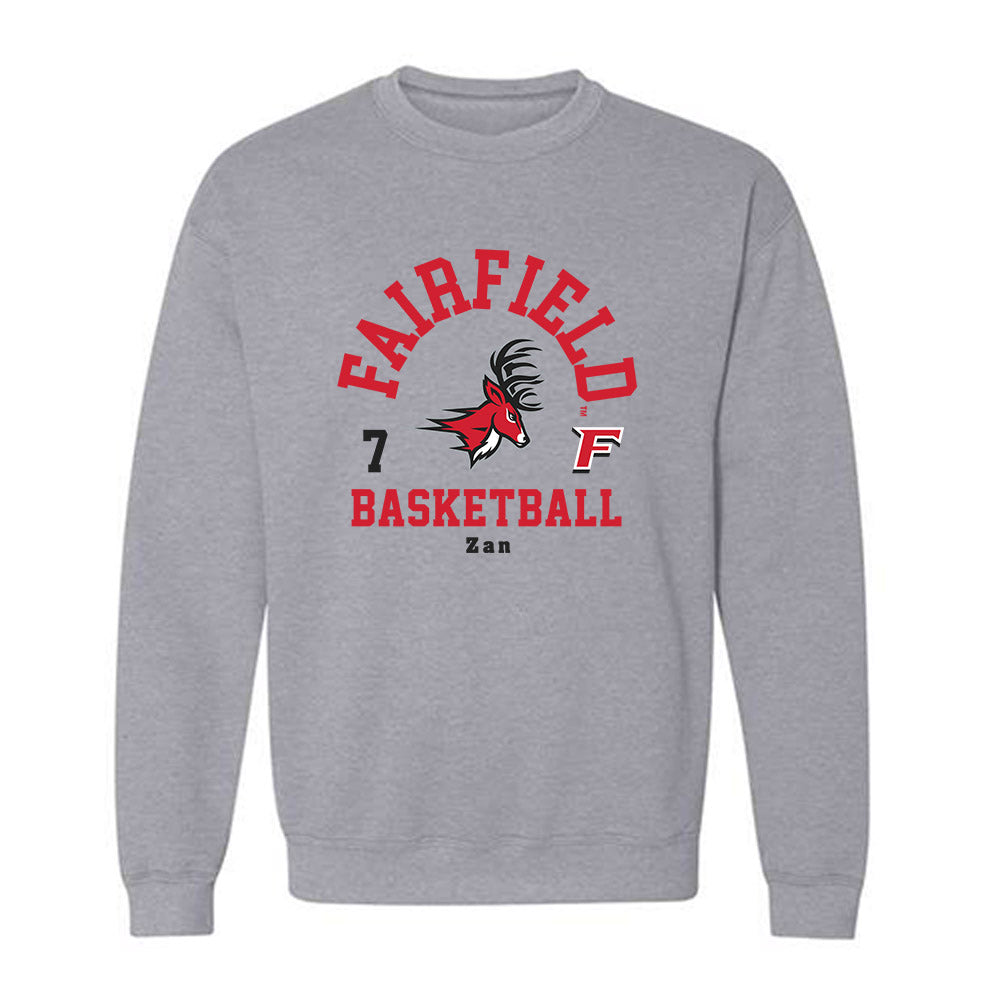 Fairfield - NCAA Men's Basketball : Ryan Zan - Classic Fashion Shersey Crewneck Sweatshirt-0