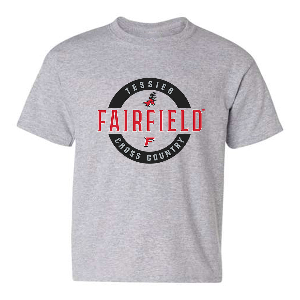 Fairfield - NCAA Men's Cross Country : Charlie Tessier - Classic Fashion Shersey Youth T-Shirt