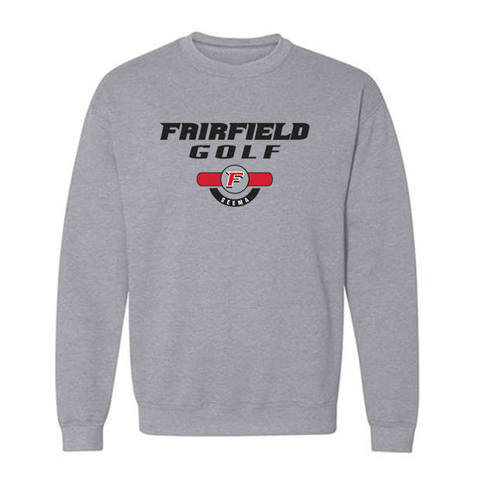 Fairfield - NCAA Women's Golf : Chulathida Seema - Classic Fashion Shersey Crewneck Sweatshirt-0