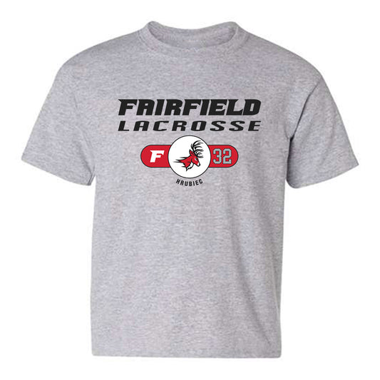 Fairfield - NCAA Men's Lacrosse : Bryce Hrubiec - Classic Fashion Shersey Youth T-Shirt-0