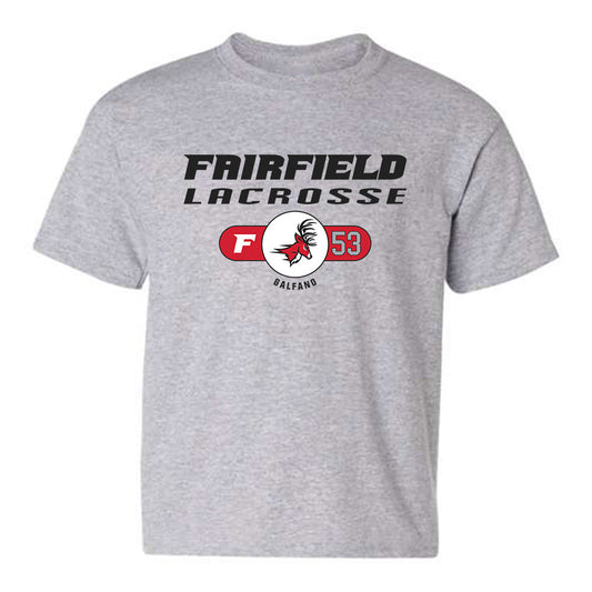 Fairfield - NCAA Men's Lacrosse : Jaden Galfano - Classic Fashion Shersey Youth T-Shirt