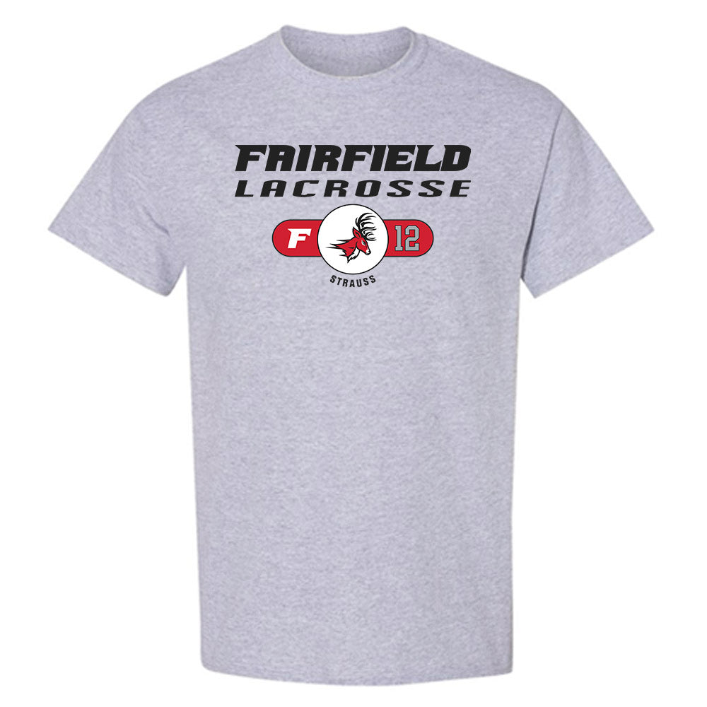Fairfield - NCAA Women's Lacrosse : Anna Strauss - Classic Fashion Shersey T-Shirt-0