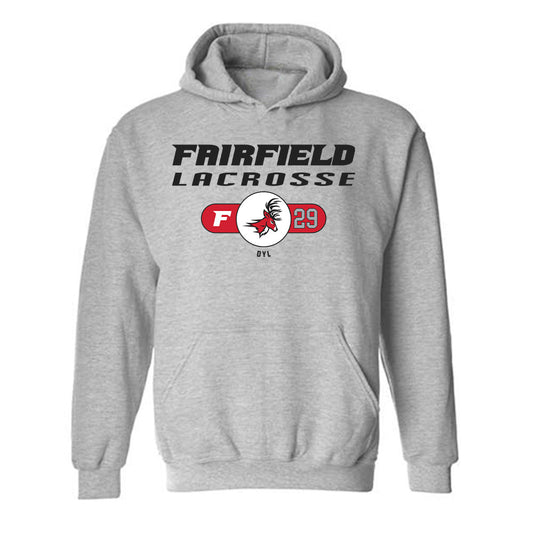 Fairfield - NCAA Men's Lacrosse : Carson Dyl - Hooded Sweatshirt Classic Fashion Shersey