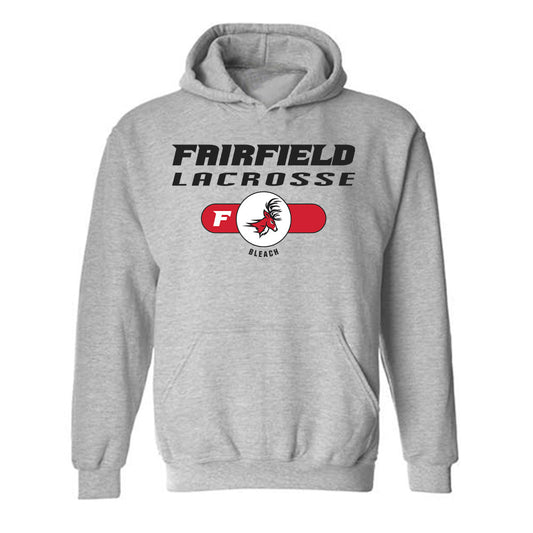 Fairfield - NCAA Men's Lacrosse : Ty Bleach - Classic Fashion Shersey Hooded Sweatshirt