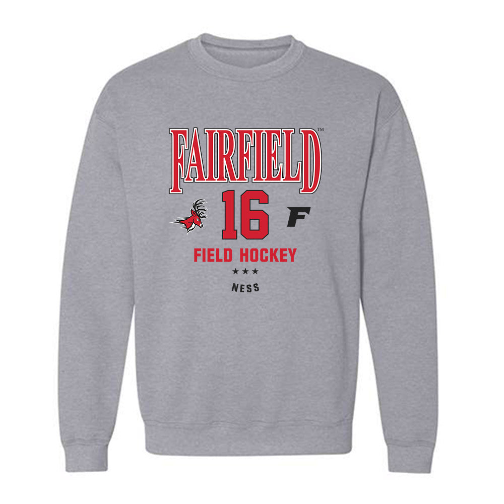 Fairfield - NCAA Women's Field Hockey : Catalina Ness - Classic Fashion Shersey Crewneck Sweatshirt