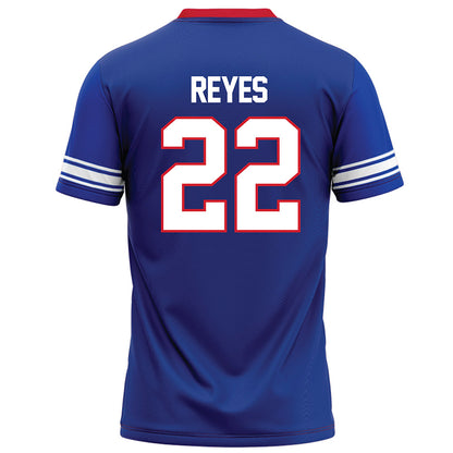 SMU - NCAA Football : Sael Reyes - Blue Football Jersey-1
