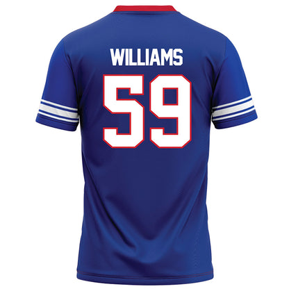 SMU - NCAA Football : Pj Williams - Blue Football Jersey-1