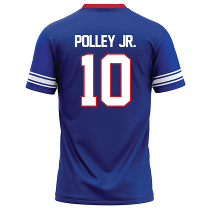 SMU - NCAA Football : Tyren Polley Jr. - Blue Football Jersey-1