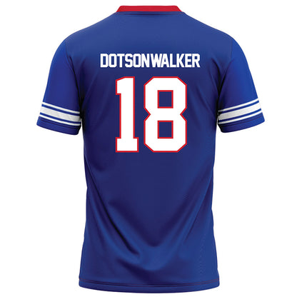 SMU - NCAA Football : Ka'Davion Dotson-Walker - Blue Football Jersey-1