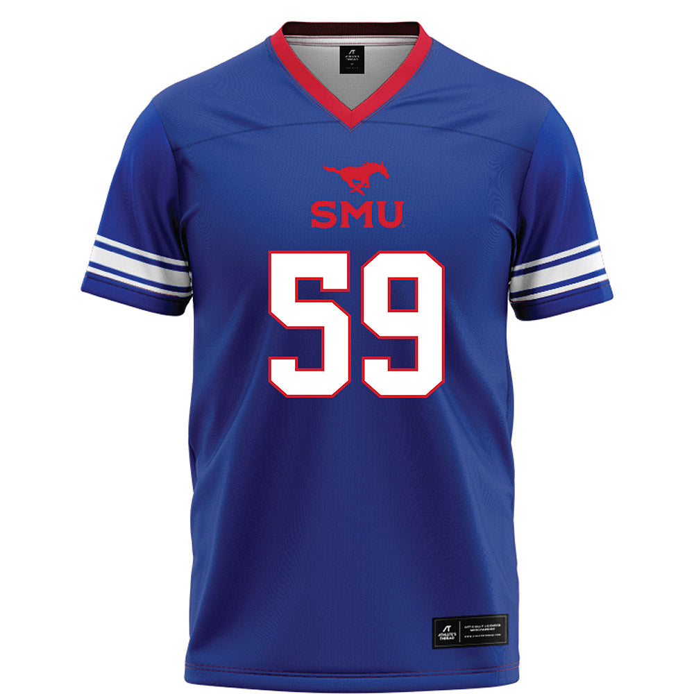 SMU - NCAA Football : Pj Williams - Blue Football Jersey-0