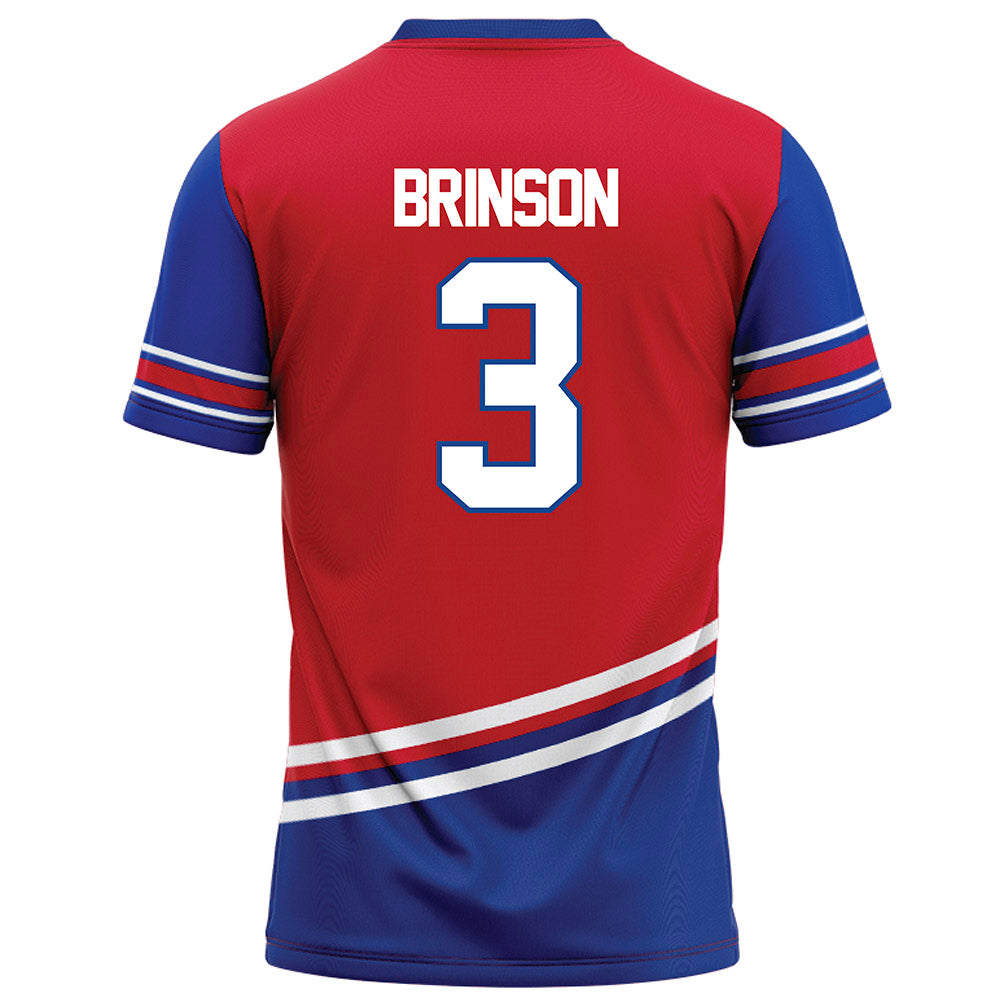 SMU - NCAA Football : Romello Brinson - Red Football Jersey-1