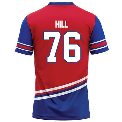 SMU - NCAA Football : Drew Hill - Red Football Jersey-1