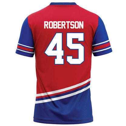 SMU - NCAA Football : Isaiah Robertson - Red Football Jersey-1