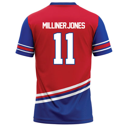 SMU - NCAA Football : Jaden Milliner-Jones - Red Football Jersey-1