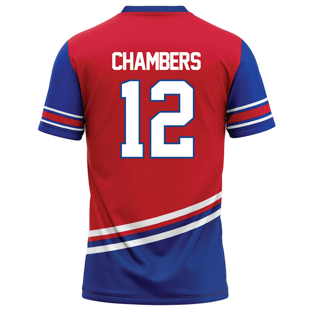 SMU - NCAA Football : Kyron Chambers - Red Football Jersey-1