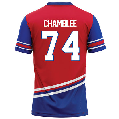 SMU - NCAA Football : Andrew Chamblee - Red Football Jersey-1