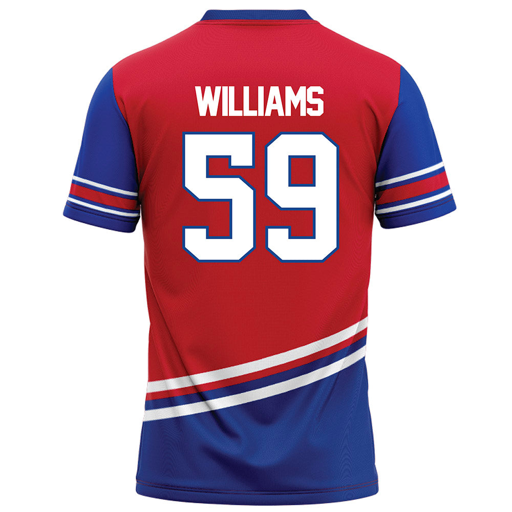 SMU - NCAA Football : Pj Williams - Red Football Jersey-1