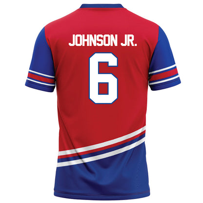 SMU - NCAA Football : Chris Johnson Jr. - Red Football Jersey-1