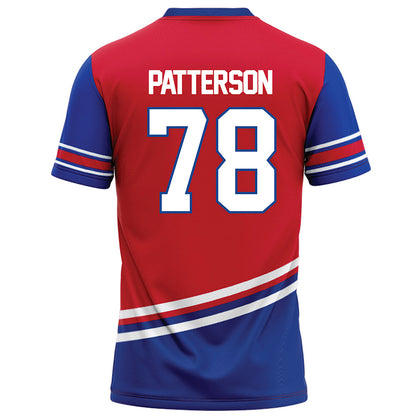 SMU - NCAA Football : Paris Patterson - Red Football Jersey-1