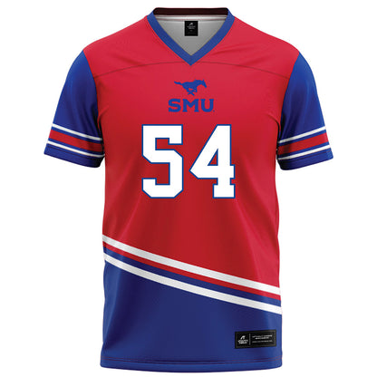 SMU - NCAA Football : Savion Byrd - Red Football Jersey-0