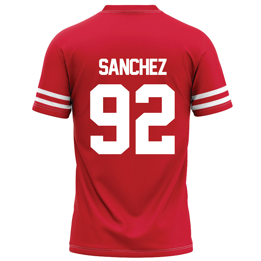 Houston - NCAA Football : Ethan Sanchez - Red Football Jersey-1