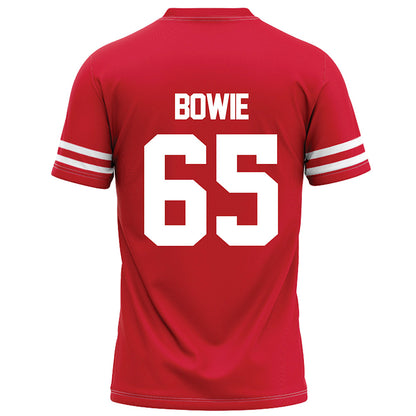 Houston - NCAA Football : Cayden Bowie - Red Football Jersey-1