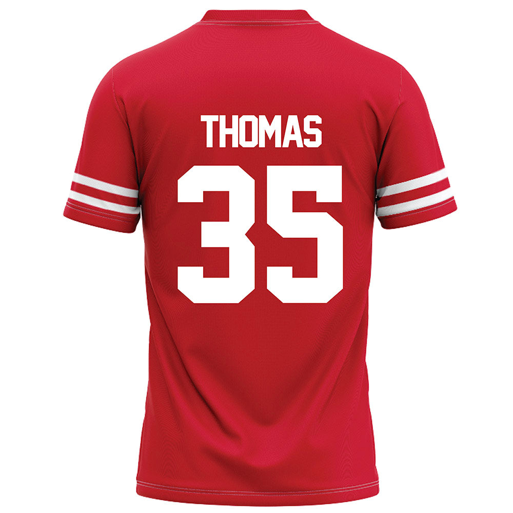 Houston - NCAA Football : Kaleb Thomas - Red Football Jersey-1