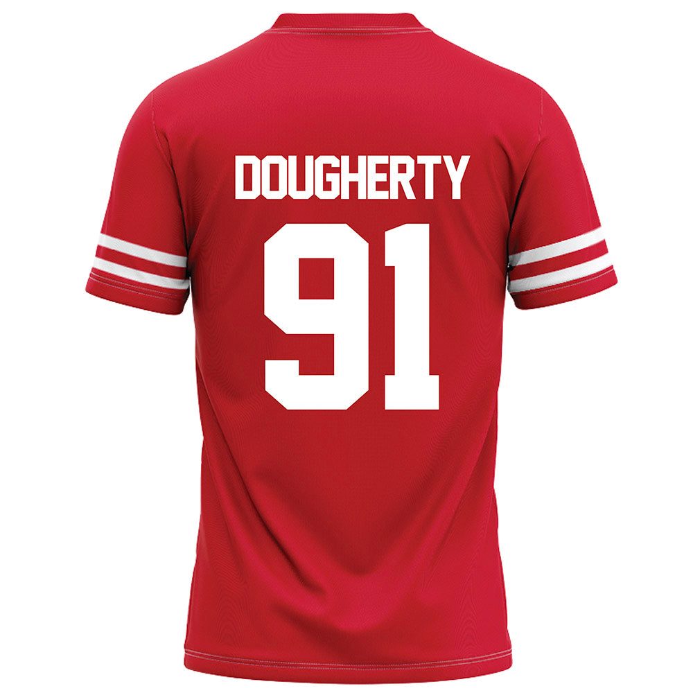 Houston - NCAA Football : Liam Dougherty - Red Football Jersey-1