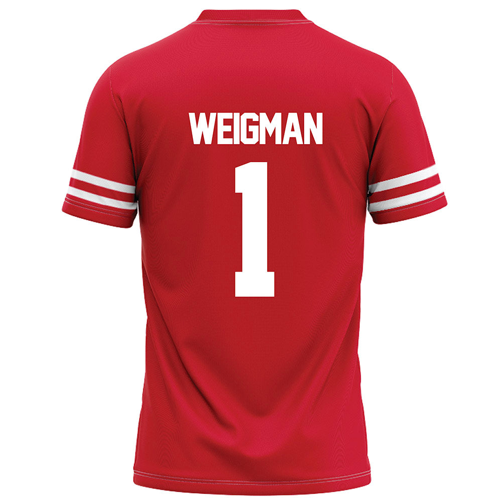 Houston - NCAA Football : Conner Weigman - Red Football Jersey-1