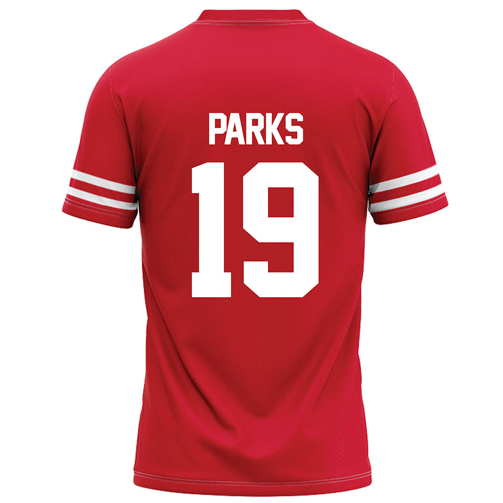 Houston - NCAA Football : Keany Parks - Red Football Jersey-1