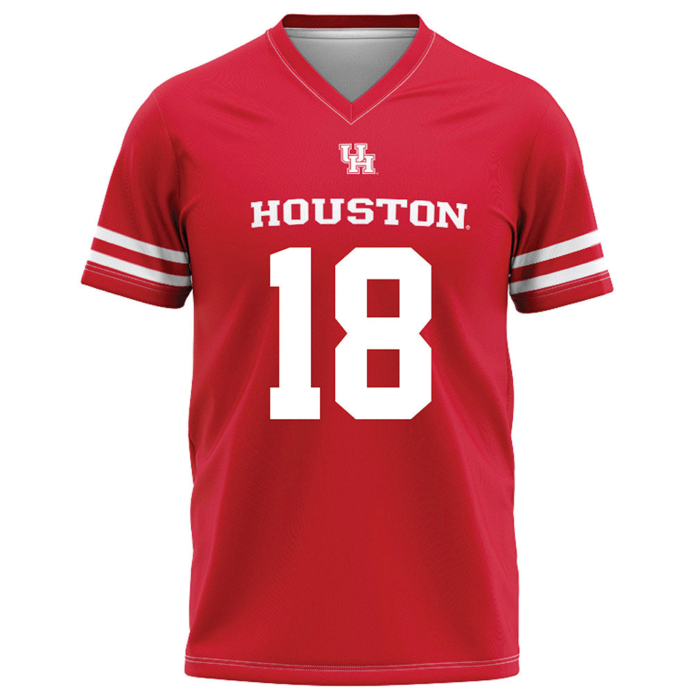 Houston - NCAA Football : Koby Young - Red Football Jersey-0