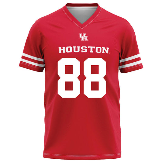 Houston - NCAA Football : Jacory Thurman - Red Football Jersey-0