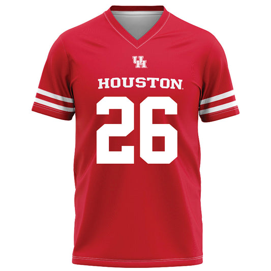 Houston - NCAA Football : Jamaal Shaw - Red Football Jersey-0