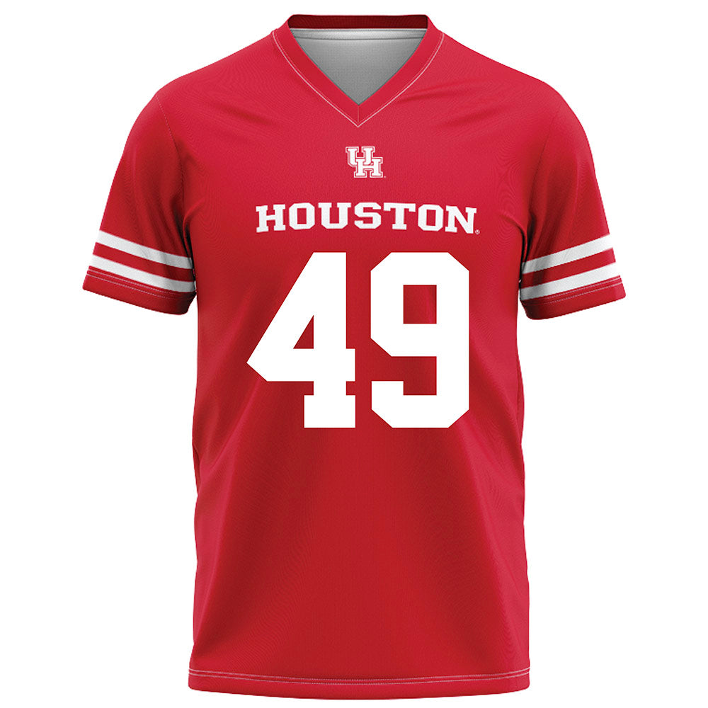 Houston - NCAA Football : Jonathan Dimas - Red Football Jersey-0