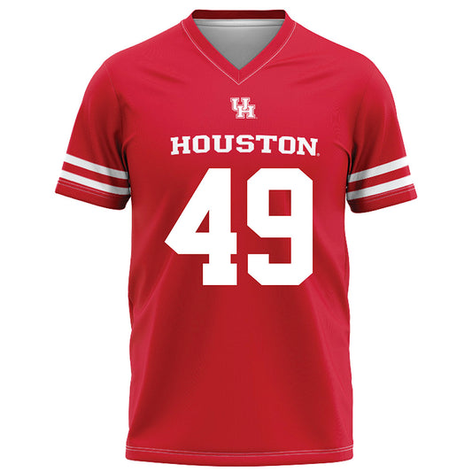 Houston - NCAA Football : Jonathan Dimas - Red Football Jersey-0