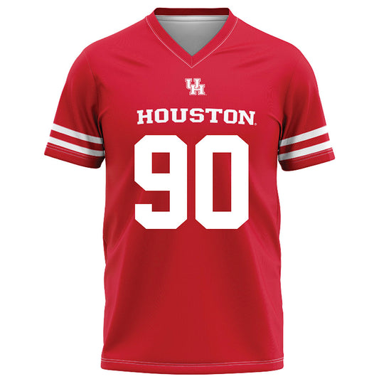 Houston - NCAA Football : Eddie Walls III - Red Football Jersey-0