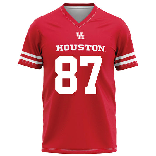 Houston - NCAA Football : Luke McGary - Red Football Jersey-0