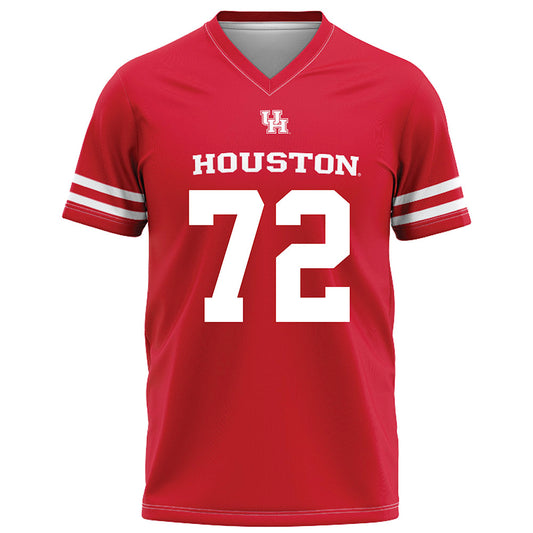 Houston - NCAA Football : RJ Lee Jr - Red Football Jersey-0